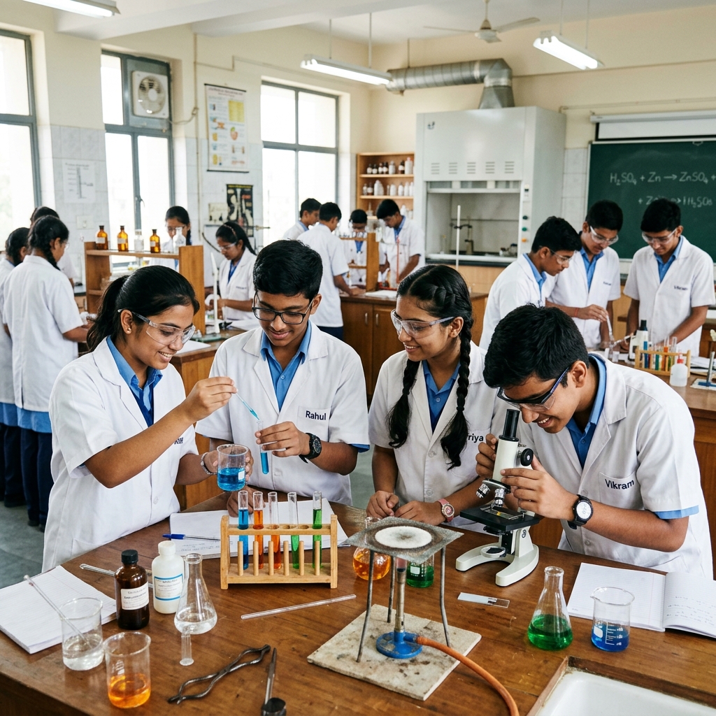 Students in Chemistry Lab